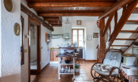 1st floor living and kitchen