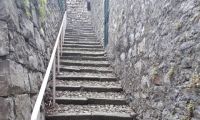 Via alla chiesa stone stair